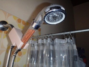 shower head clip mount bathroom jaclo 8023-pch arm repair zenfresh 3d print model - Mito3D