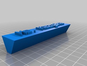 ms kazyaka de borden logo ' s maat 3d print model - Mito3D