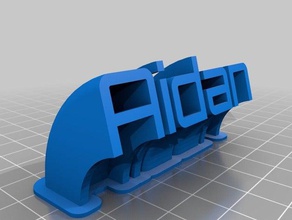 aidan office customized 3d print model - Mito3D