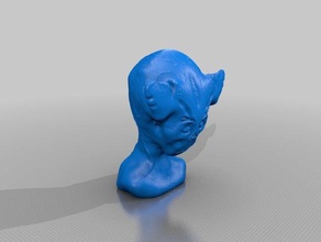 al horno et criaturas extranjero alien cráneo 3d print model - Mito3D
