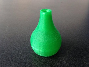 basit şişe vazo dekor 3d print model - Mito3D