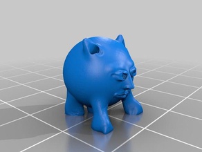 abbiamo snarf sculture robertus keers rotterdam 3d print model - Mito3D