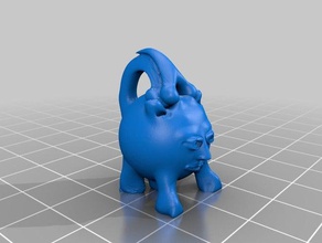 tail snarf sculptures robertus keers rotterdam we 3d print model - Mito3D