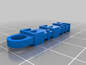 emily organizasyon özelleştirilmiş eeh Anahtarlık isim kartı 3d print model - Mito3D