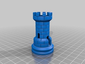 rook heykeller satranç parça dna form labs spiral merdiven 3d print model - Mito3D