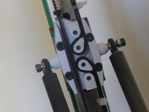 mini kossel transport 3d de l'imprimante pièces delta rail guidage linéaire glissière makergeeks 3d print model - Mito3D