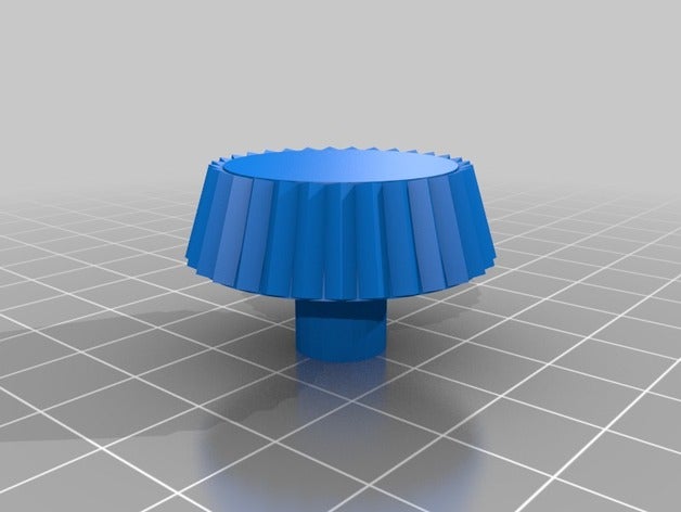 knob6 le remplacement pièces personnalisé 3D print model - Mito3D