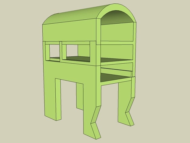 armoire de rangement 3d l'impression L'impression 3D print model - Mito3D