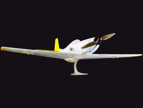 kanat parçası rc p51-d mustang araç uçak kanadı basılı aı 3d print model - Mito3D