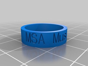 msa ring ringen maat 3d print model - Mito3D