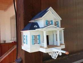 bird house em estilo americano esporte ao ar livre animais 3d print model - Mito3D