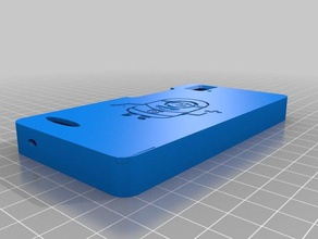 bq aquaris e4 minion cover case mobile phone 3d print model - Mito3D