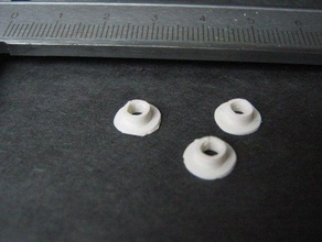 solidoodle base washer aluminum bed 3d printer parts openscad 3 mods 3d print model - Mito3D