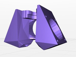 kossel delta etkileyici e3dv6 kurtulayım soğutma fanı parçası hotend yazıcı parçalar e3d v6 fanduct 3d print model - Mito3D