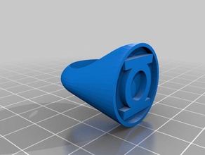 green ring attempt 1 costume customized 3d print model - Mito3D