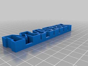 mark heykeller özelleştirilmiş 3d print model - Mito3D