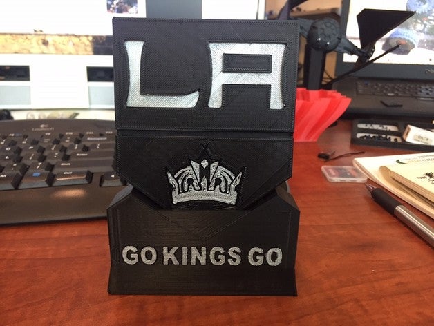 los angeles kings sottobicchieri altri 3D print model - Mito3D