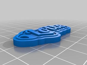 anahtar etiketi lotte organizasyon özelleştirilmiş 3d print model - Mito3D