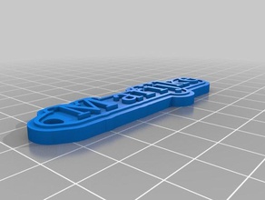 clave de la etiqueta marijke organización personalizado 3d print model - Mito3D