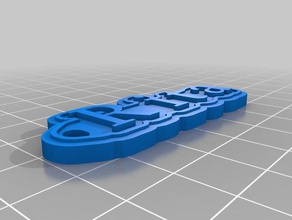 key-tag rita organisatie maat 3d print model - Mito3D