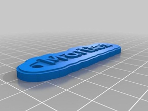 etiqueta de chave marlies organização personalizado 3d print model - Mito3D