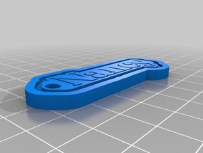 clave de la etiqueta nancy organización personalizado 3d print model - Mito3D