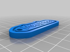 clave de la etiqueta maurice organización personalizado 3d print model - Mito3D