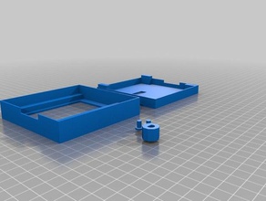 very simple case sainsmart lcd smart controller 12864 3d printer accessories 3d print model - Mito3D