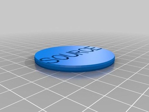 bron poker chip de andere maat 3d print model - Mito3D