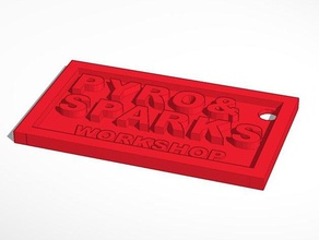 pyro chispas 3d impresión 3d print model - Mito3D