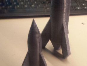 foguete veículos openscad 3d print model - Mito3D