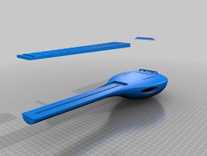başsız kabak ukulele şeklinde müzik 3d print model - Mito3D