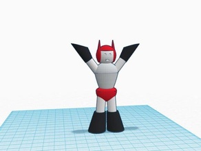 maro robot 3d printing man superhero toy 3d print model - Mito3D