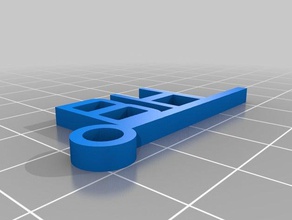 mijn maat batch sleutelhanger generator sleutelhangers 3d print model - Mito3D