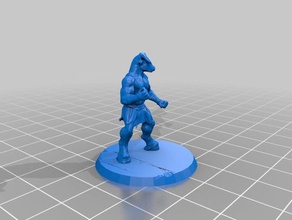 minotaur game counter toy accessories miniature 3d print model - Mito3D