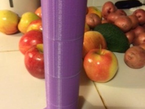 empilable cylindre contenant de l'organisation bureau un bien rangé le stockage totem debout 3d print model - Mito3D