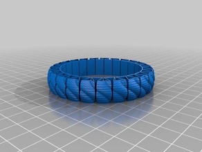 il mio personalizzato morestretchlet bracciale bracciali 3d print model - Mito3D