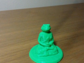 buddha frog game counter toy accessories miniature 3d print model - Mito3D