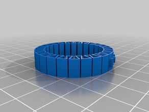 il mio flessibili su misura nome braccialetto bracciali 3d print model - Mito3D