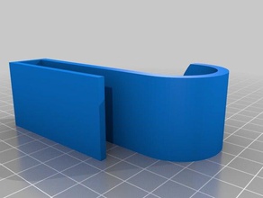 shower door towel holder organization customized 3d print model - Mito3D