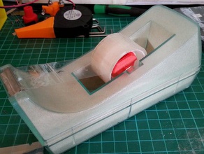 reemplazo de núcleo cinta dispensador el la insertar oficina carrete titular 3d print model - Mito3D