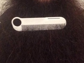 sakal tarağı 2versions aksesuarlar sakallı beardface 3d print model - Mito3D