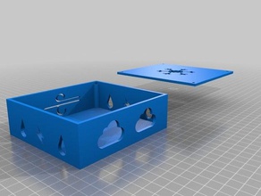 weather station box electronics 3d print model - Mito3D