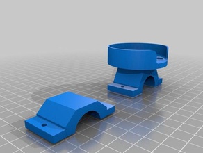 trex 600 gps tailboom mount v56 3d printing 3d print model - Mito3D