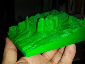 los mallos riglos buildings structures 3d map aragon huesca mountain topography geography spain 3d print model - Mito3D