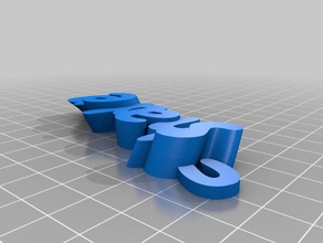 shaden nome de chaveiro, pingente organização personalizado 3d print model - Mito3D