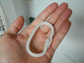 douche gordijn ring badkamer 3d print model - Mito3D