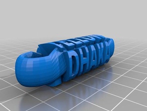 mi personalizados trenzado llavero infinity remix llaveros 3d print model - Mito3D