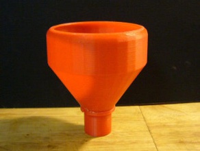 funnel household water bottle 3d print model - Mito3D