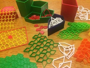 her bilinen mozaik oluşturma konveks pentagon pentomizer matematik 3dhubs customizer eğitim geek hediye araştırma buhar 3d print model - Mito3D